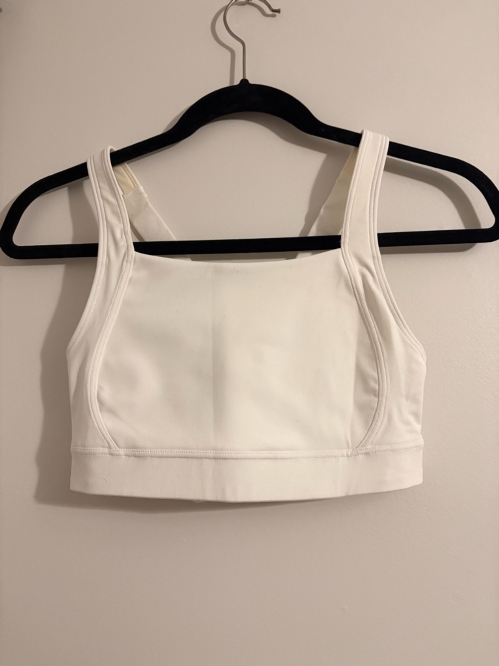 Old Navy White Sports Bra Crop Tank